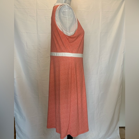 Tommy Hilfiger dress orange white size 14 new with tag - Picture 6 of 12